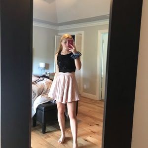 A set- short top and skirt